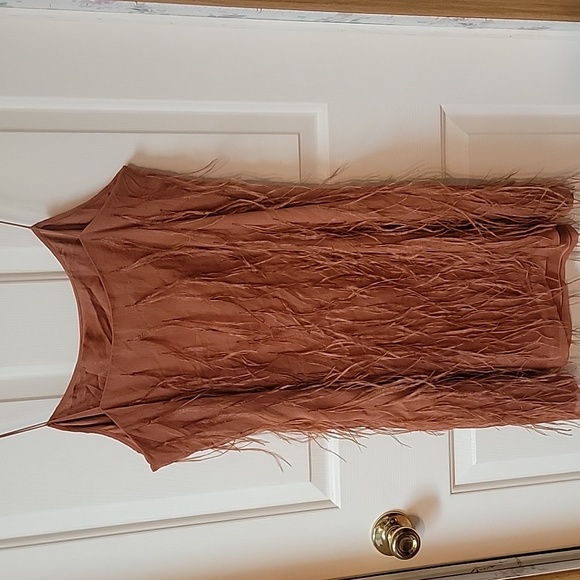 Rebecca Taylor Feather Sheath Mini Silk Dress - Picture 12 of 13